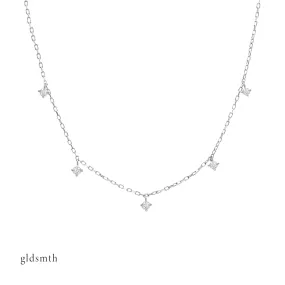 10k White Gold Kathleen Necklace