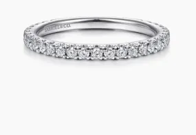 14K White Gold Stackable Diamond Ring