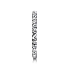 14K White Gold Stackable Diamond Ring