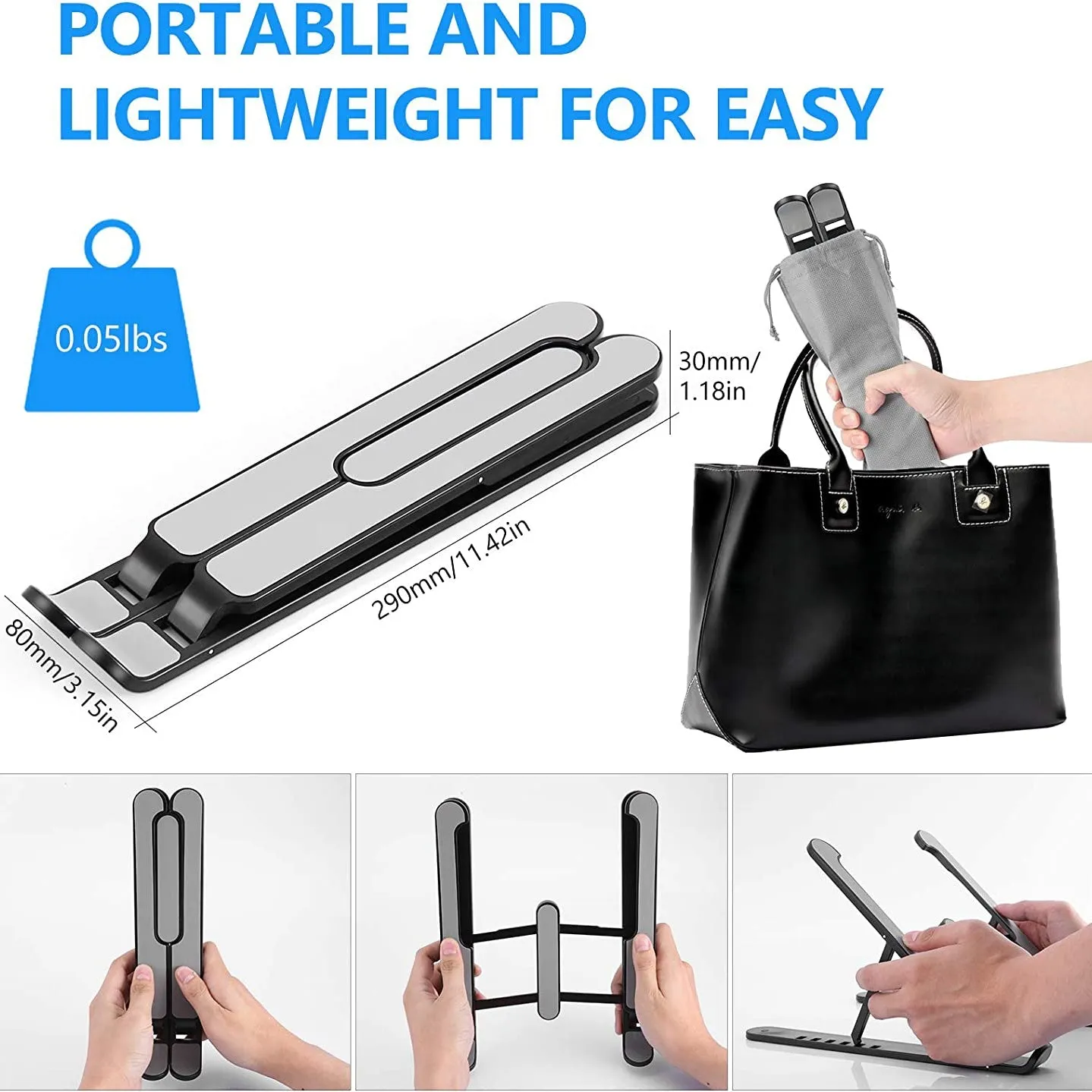 Adjustable Foldable Laptop Stand