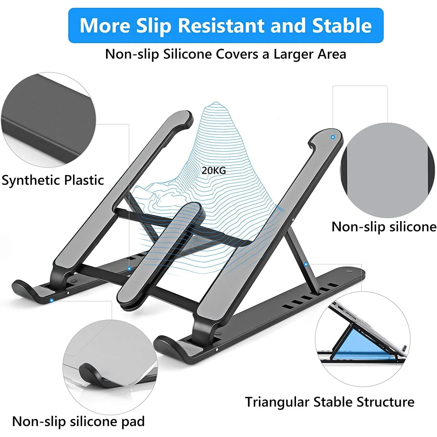 Adjustable Foldable Laptop Stand