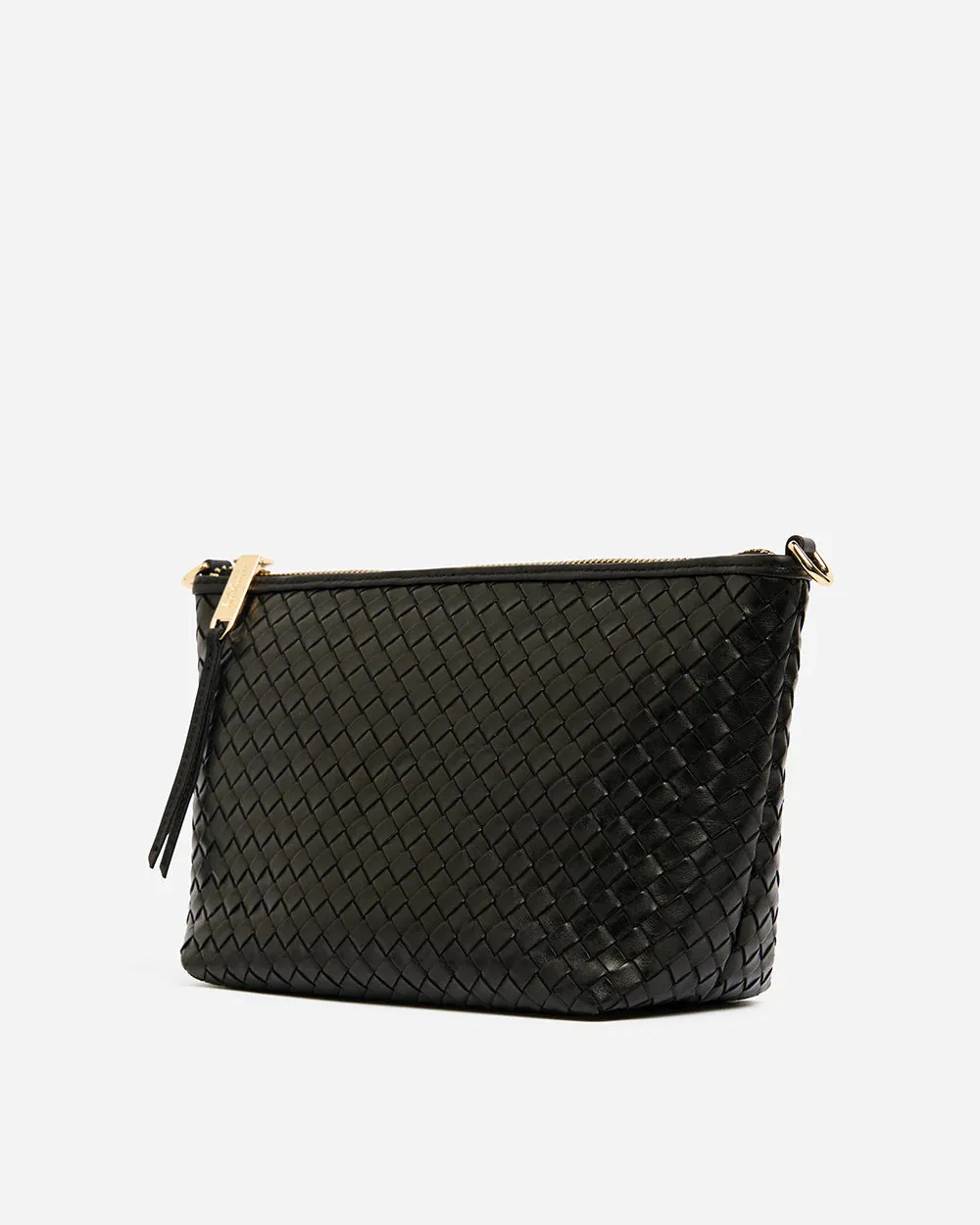 AGNES BAG | Black Weave