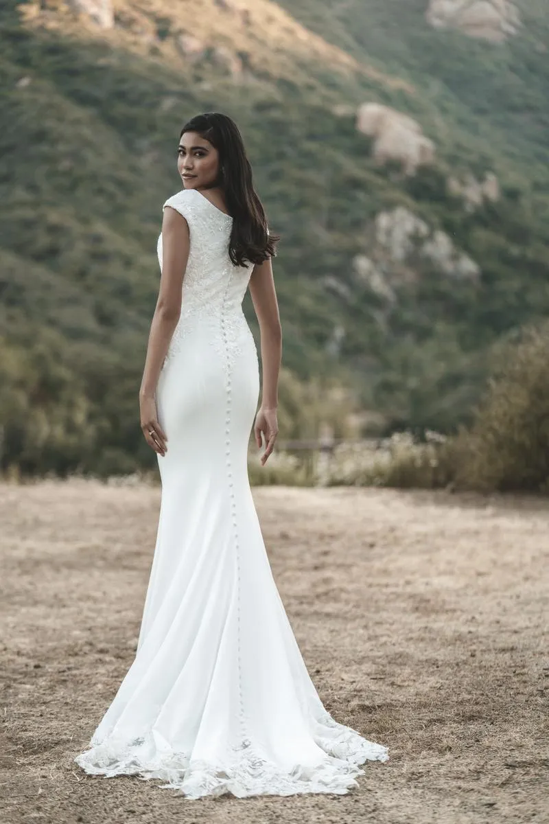 Allure Bridals Modest Dress M724