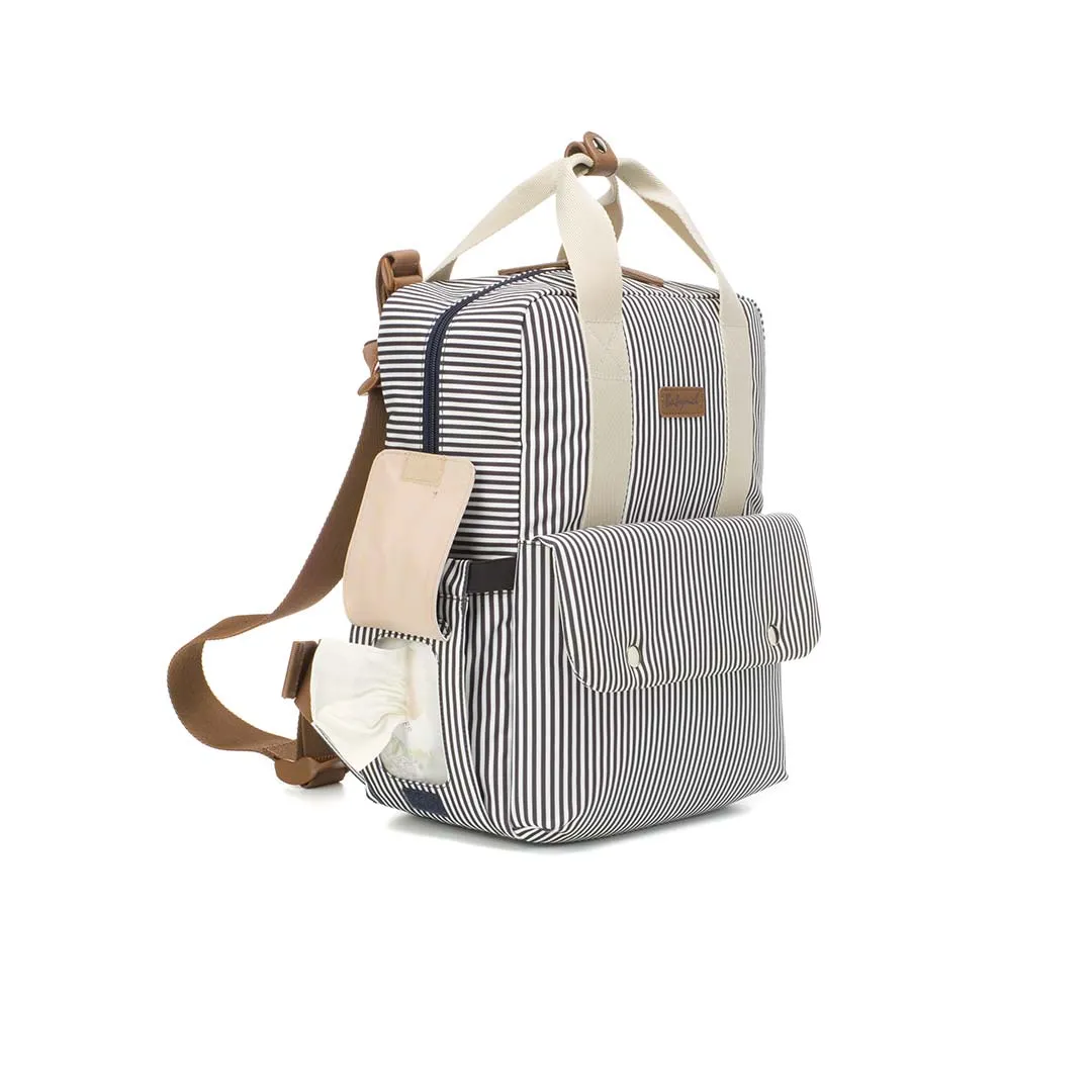 Babymel Georgi ECO Changing Backpack - Navy Stripe