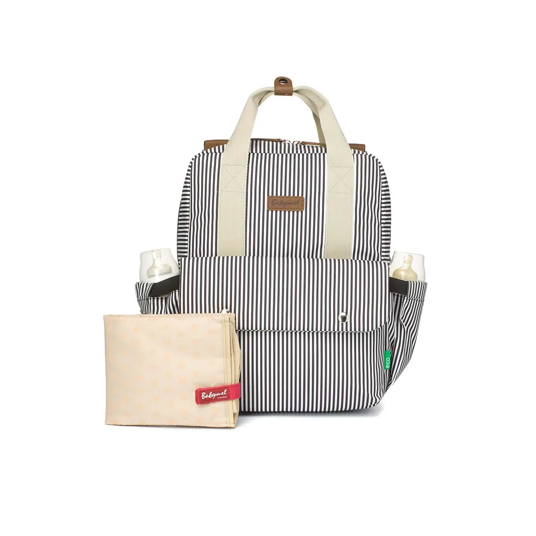 Babymel Georgi ECO Changing Backpack - Navy Stripe