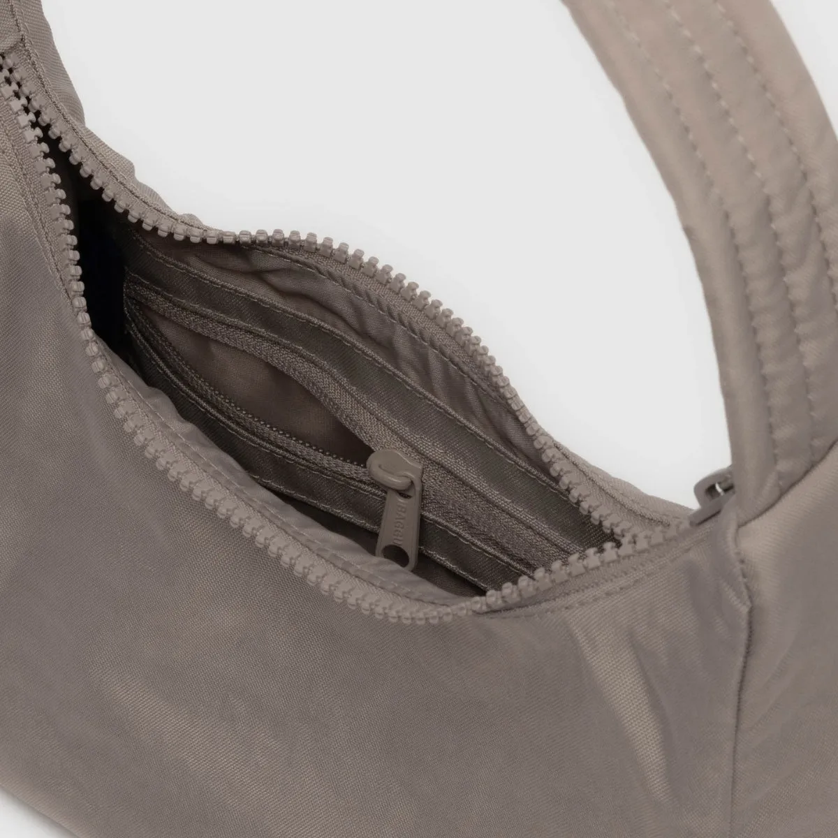 Baggu Mini Nylon Shoulder Bag in Dove