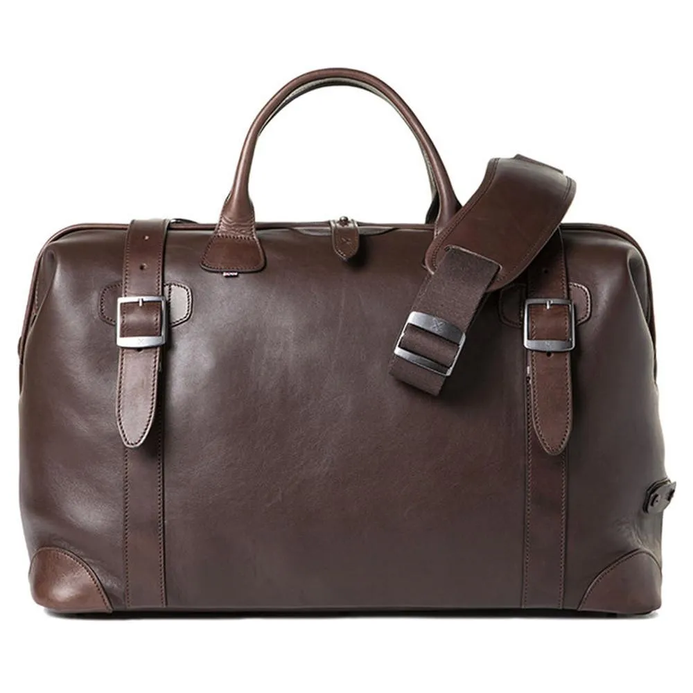 Barber Shop "Quiff" Doctor Traveler Camera Bag (Smooth Leather, Dark Brown)