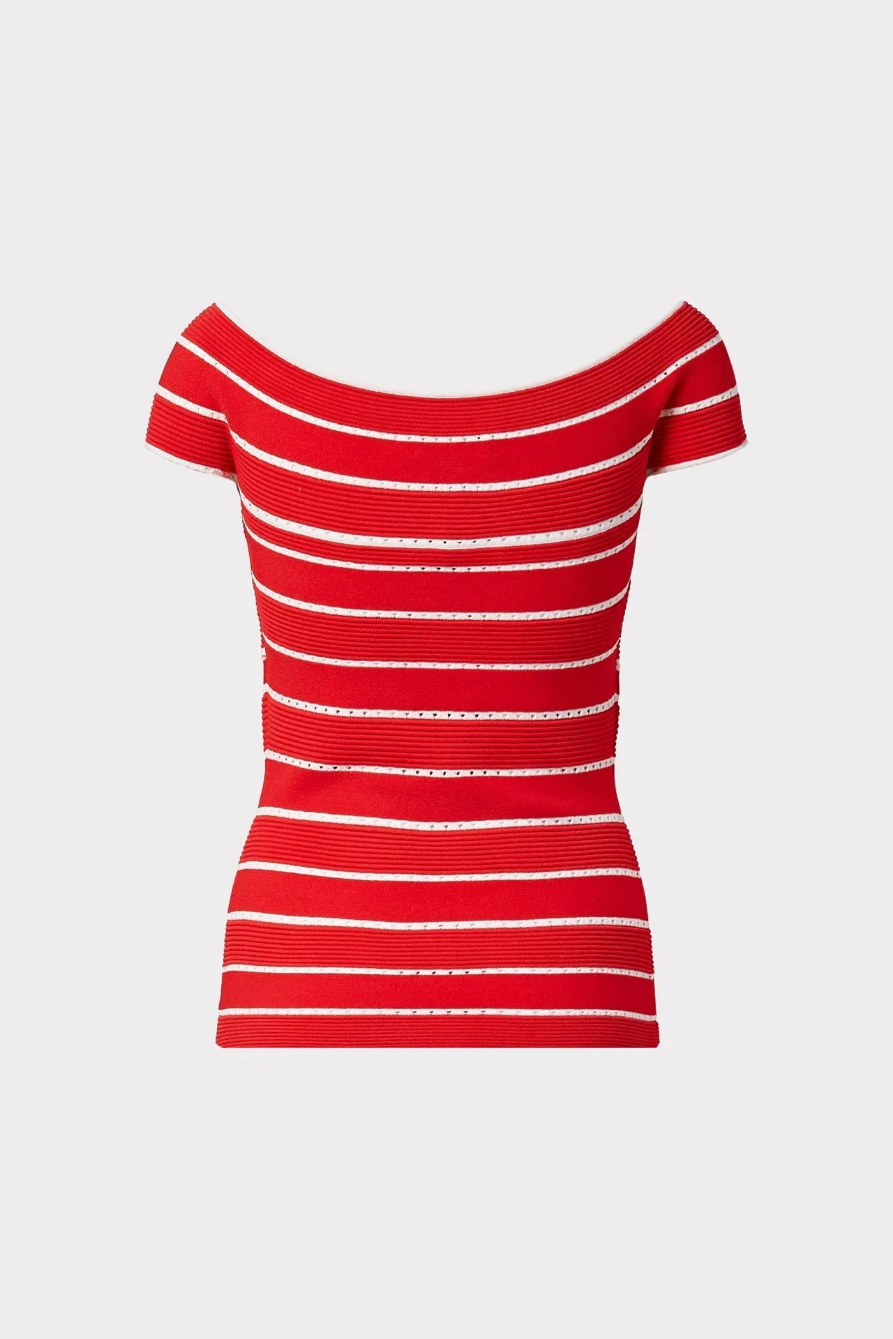 Bicolor Stripe Top