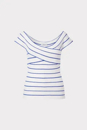 Bicolor Stripe Top