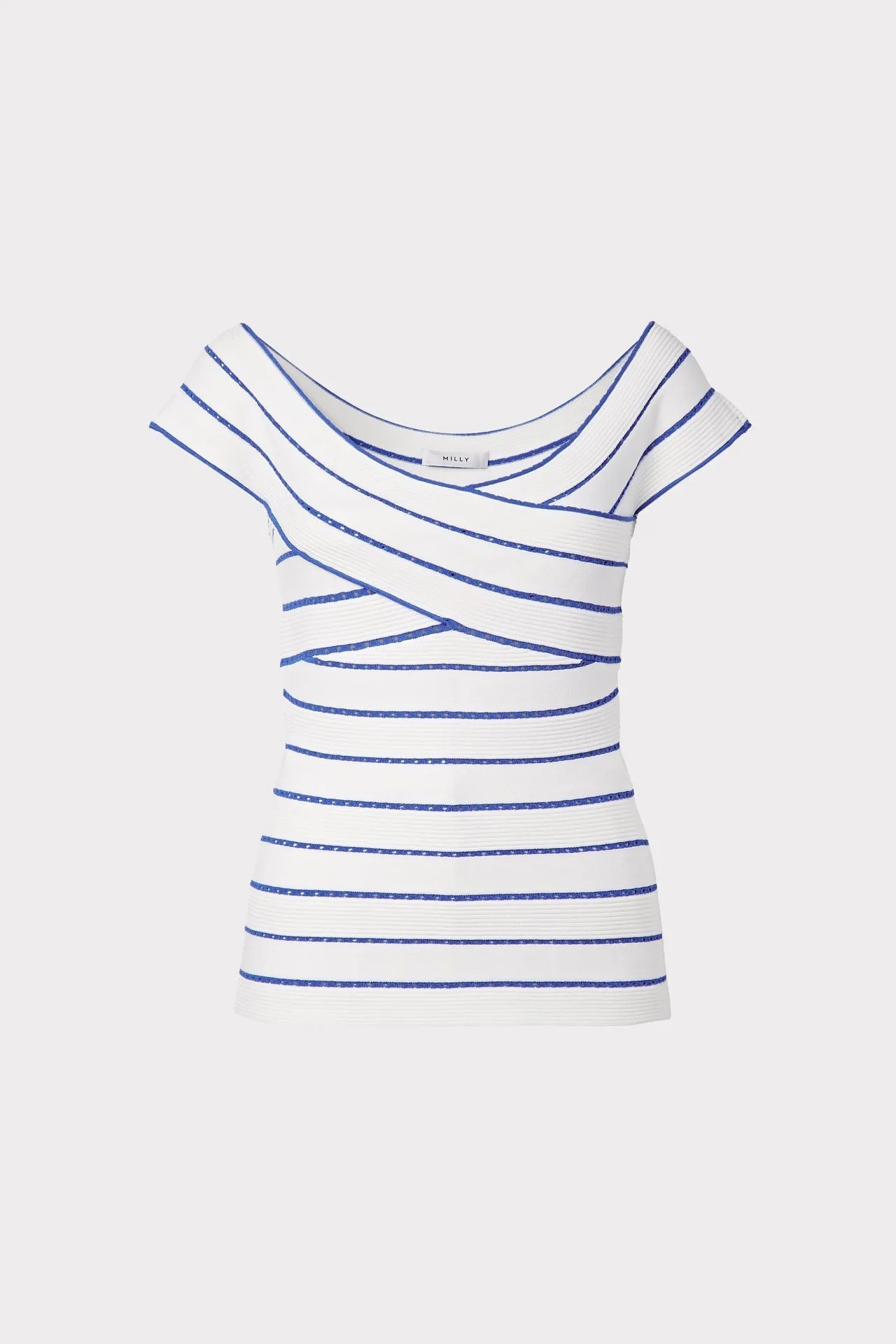 Bicolor Stripe Top