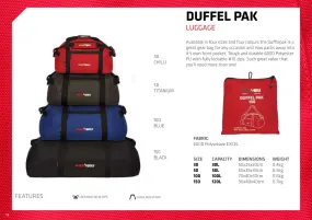 Black & Wolf - Foldable DufflePack 150L