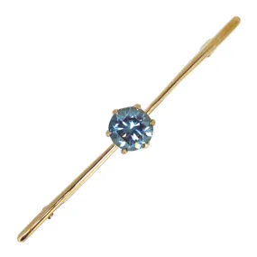 Blue Zircon Stock Pin