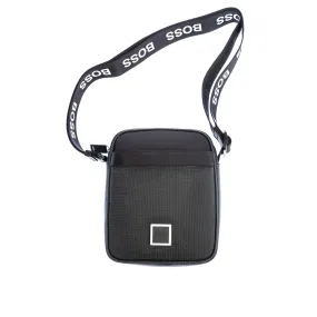 BOSS Pixel BW_NS Zip Bag in Black