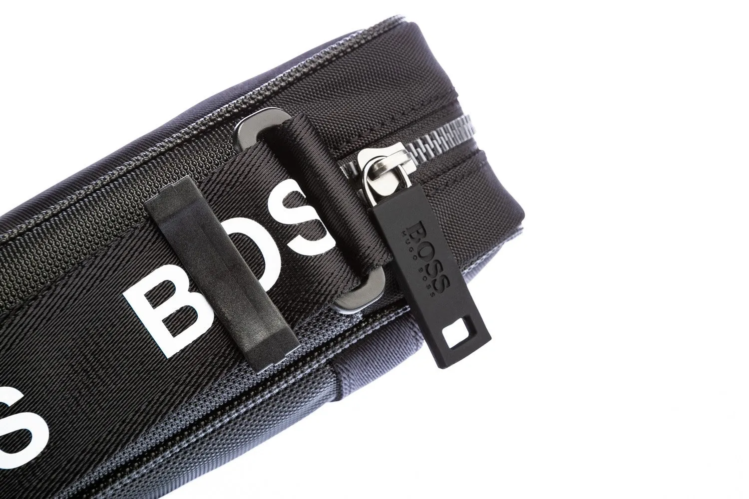 BOSS Pixel BW_NS Zip Bag in Black