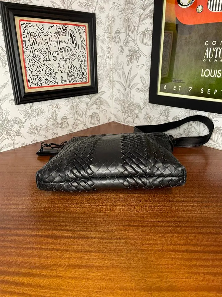 Bottega Black Shoulder Bag