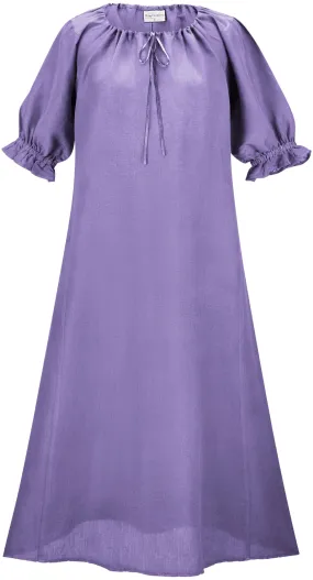 Brigid Maxi Chemise Linen Limited Edition Purples