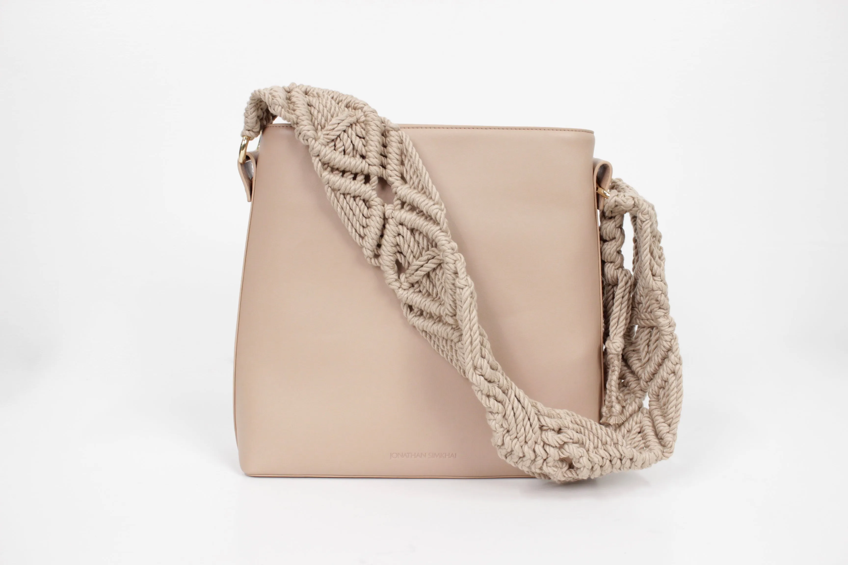 Britt Macrame Strap Bag-BISCOTTI-