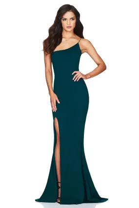 BUY IT NOOKIE Jasmine One Shoulder Gown (Teal)