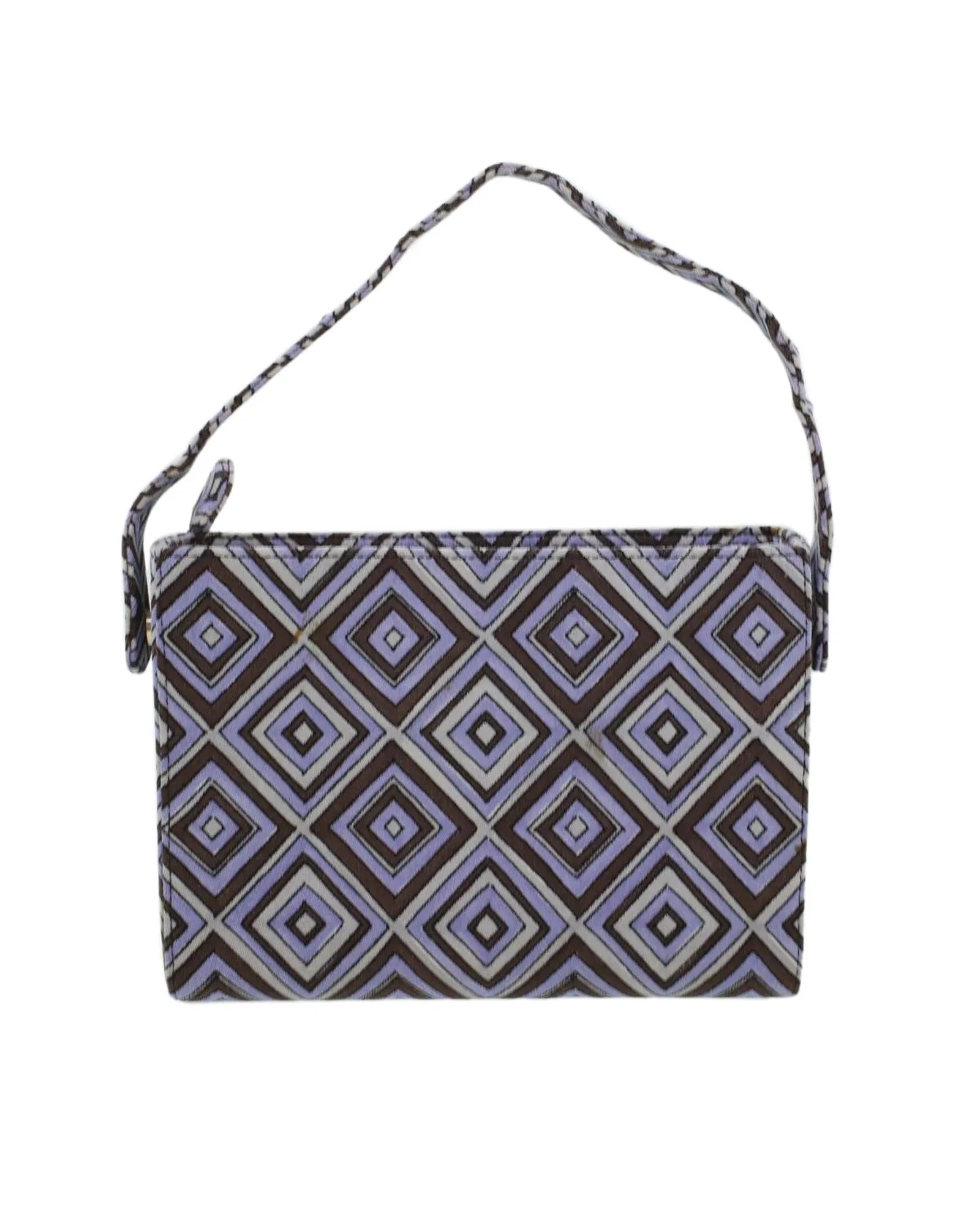 Canvas Purple Shoulder Bag