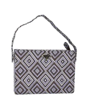 Canvas Purple Shoulder Bag