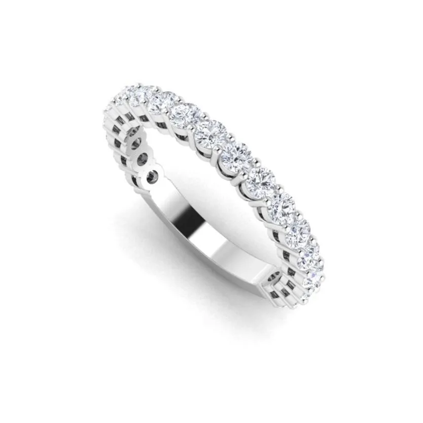 Classic Claw Diamond Wedding Band