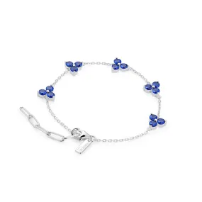 Como Link Bracelet - Silver Sapphire