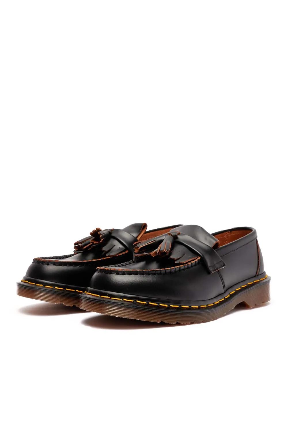 Dr Martens Vintage Adrian Tassel Loafer 'Black Quilon'