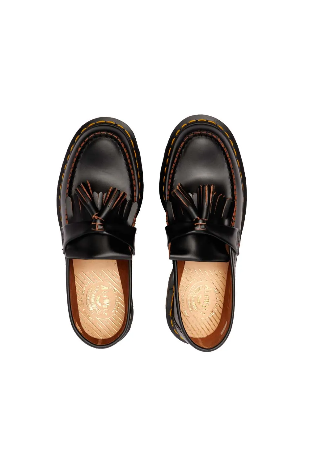 Dr Martens Vintage Adrian Tassel Loafer 'Black Quilon'