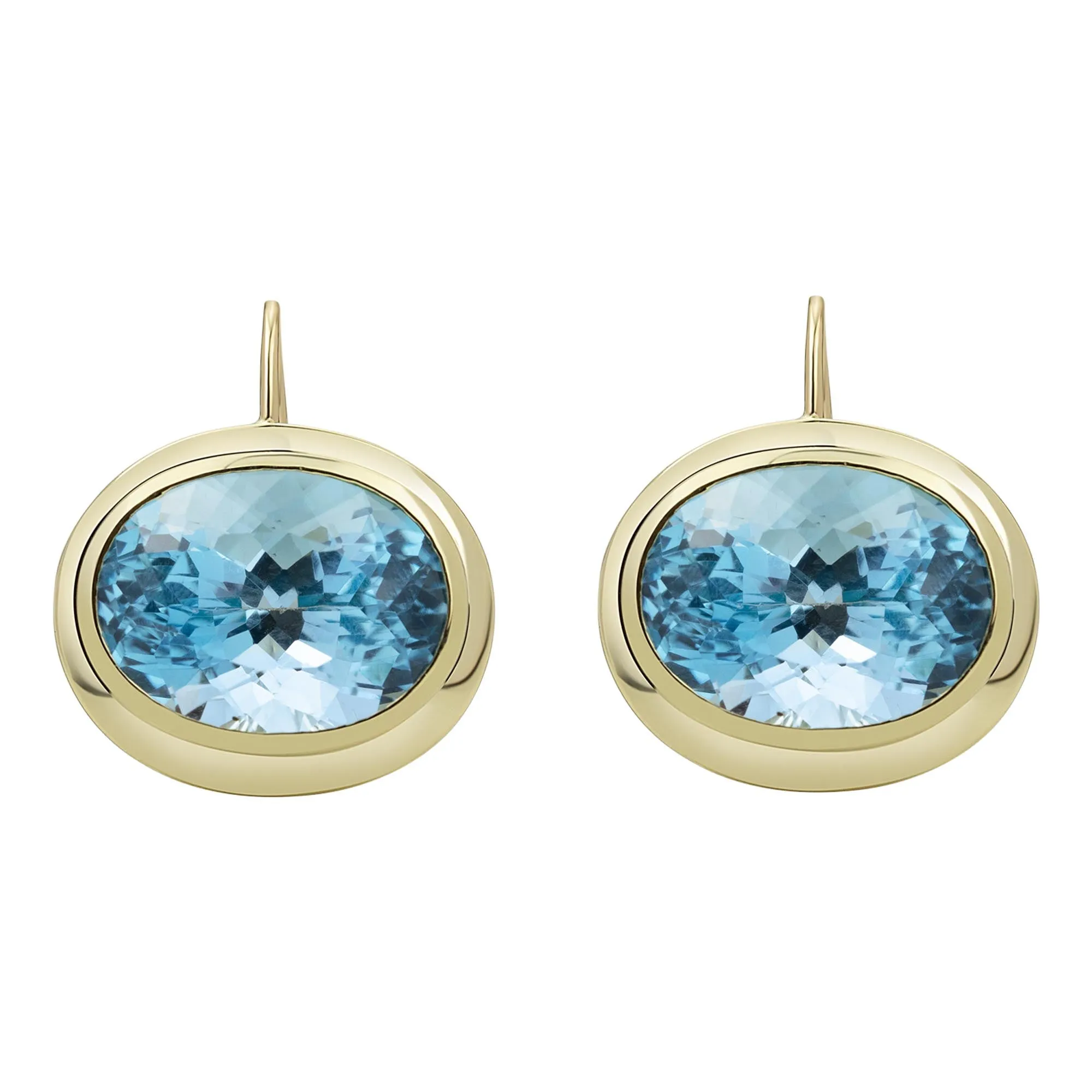 Earrings - Blue Topaz