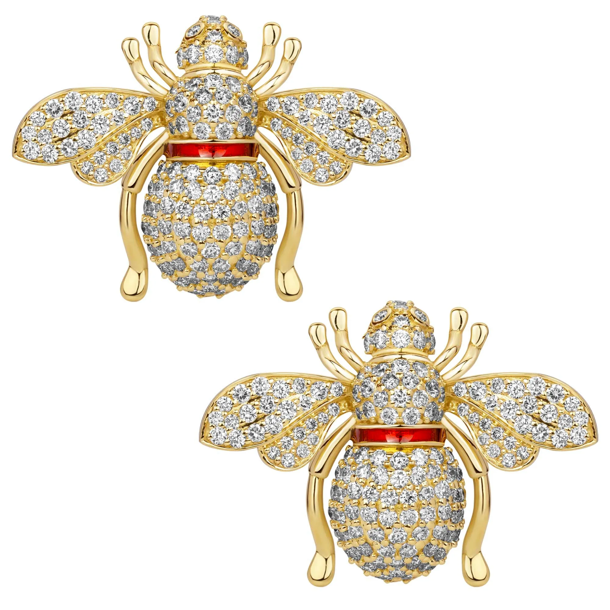 Earrings - Diamond (enamel)