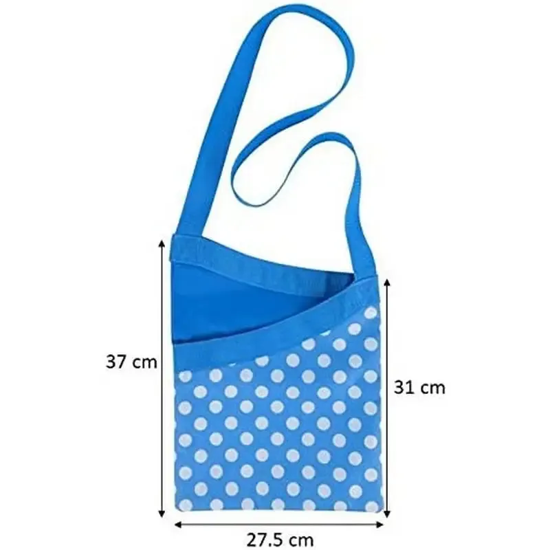 Elliot’s Peg Bag with Shoulder Strap - Polkadots