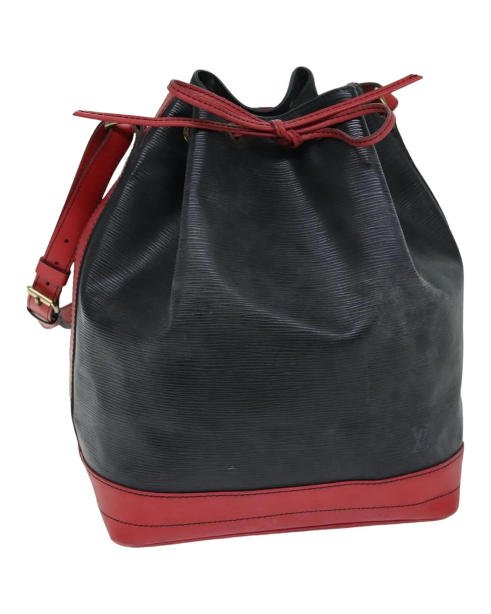 Epi Leather Shoulder Bag with Shoulder Drop