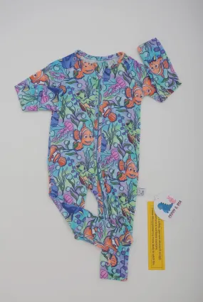 Finding You Dory Bamboo Convertible Romper Zippy