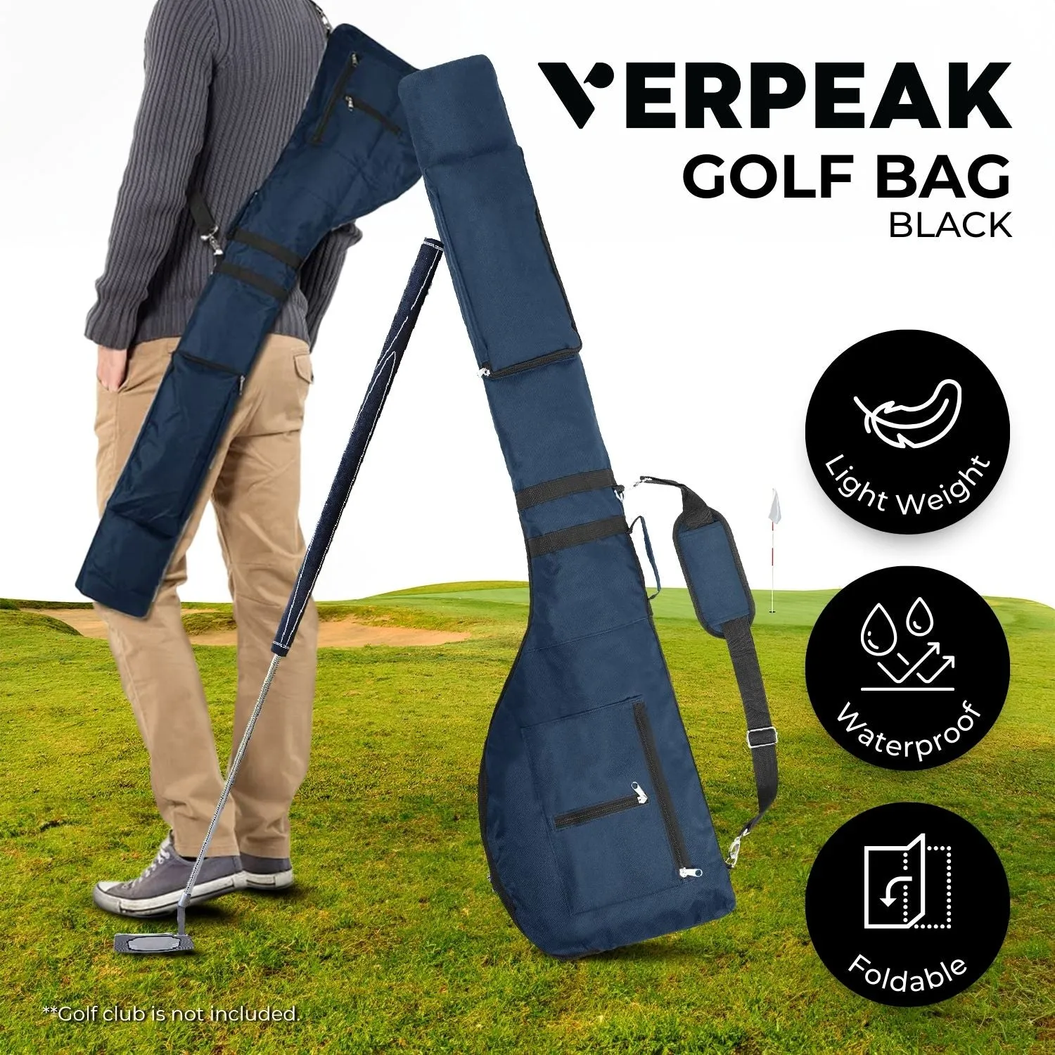 Foldable Waterproof Lightweight Golf Bag 0.95kg - VERPEAK