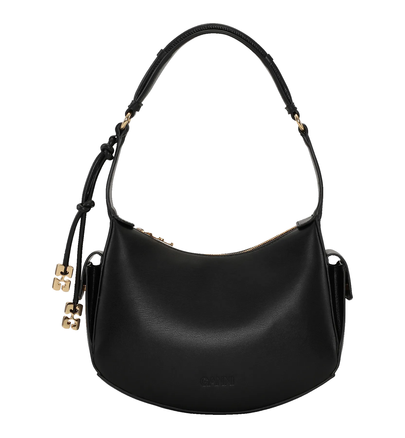 GANNI Black Shoulder Bag