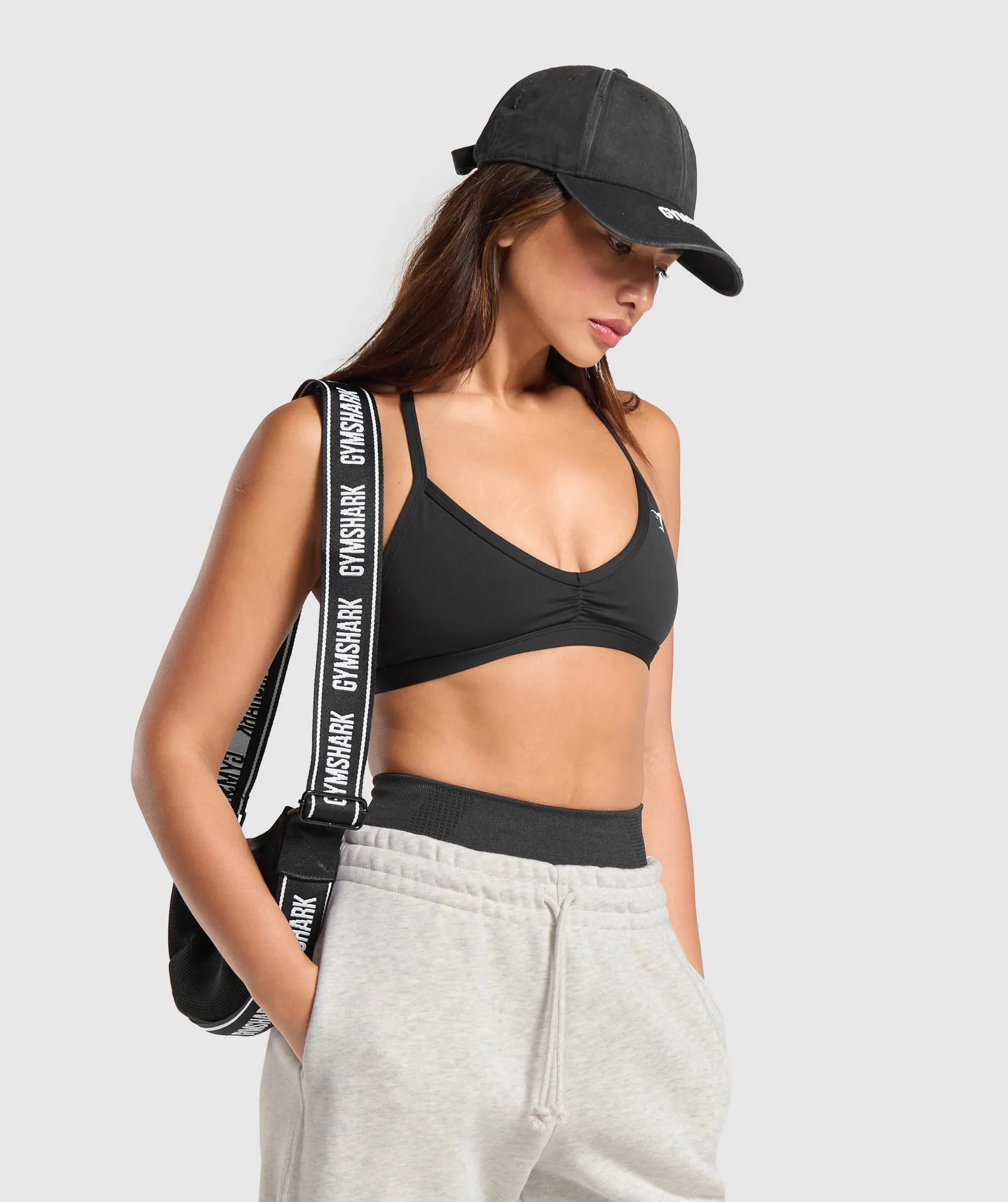 Gymshark Mesh Shoulder Bag - Black