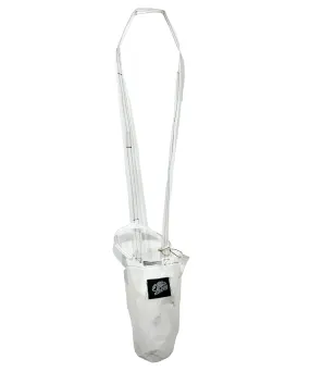 if space - bottle bag nylon rip white with shoulder