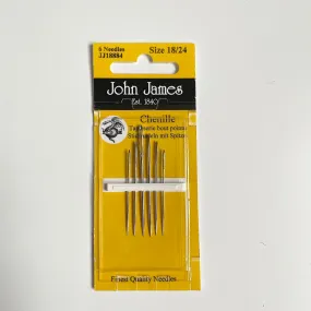 John James : Chenille Needles - size 18/24