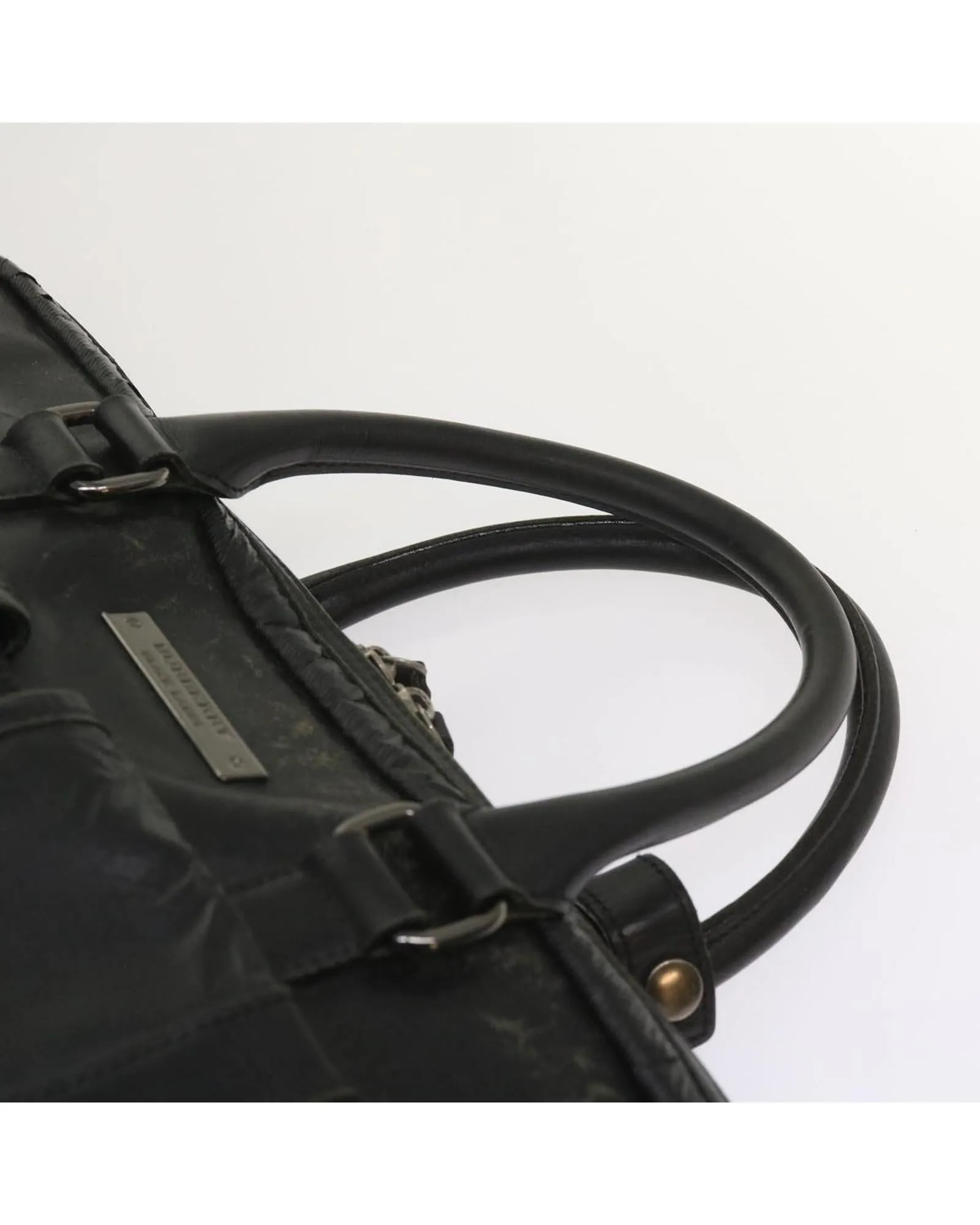 Leather Shoulder Bag Set with Authenticity - Dual Tone