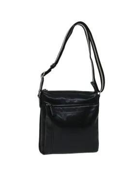 Leather Shoulder Bag with Adjustable Strap