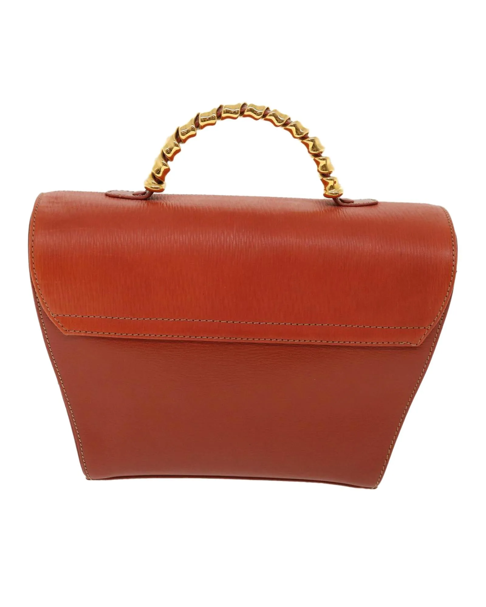 LOEWE Twist Hand Bag Leather Red