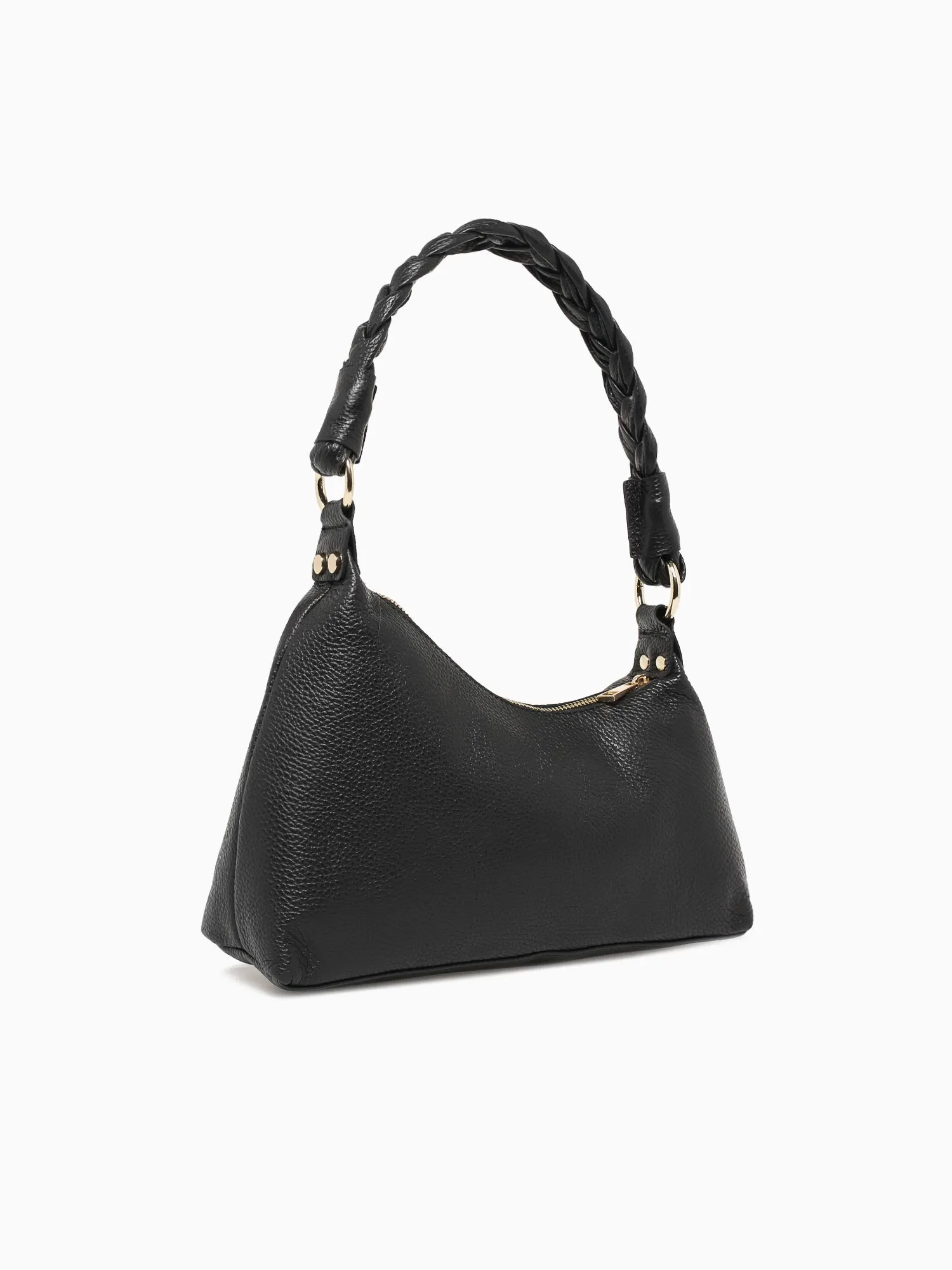 Marley Braid Shoulder Bag Nero