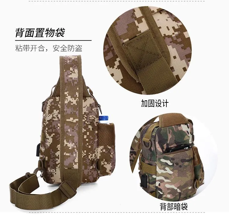 Men's Messenger bag sports camouflage shoulder bag