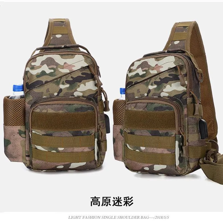 Men's Messenger bag sports camouflage shoulder bag