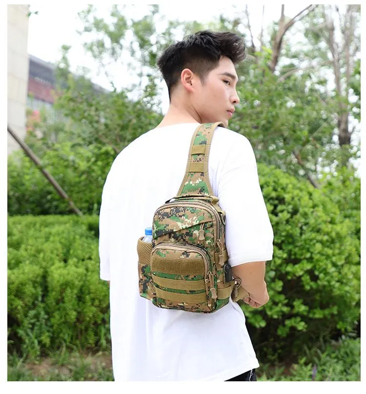 Men's Messenger bag sports camouflage shoulder bag