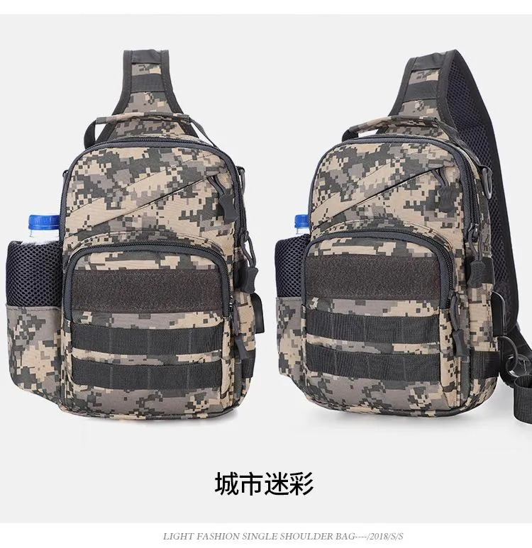 Men's Messenger bag sports camouflage shoulder bag