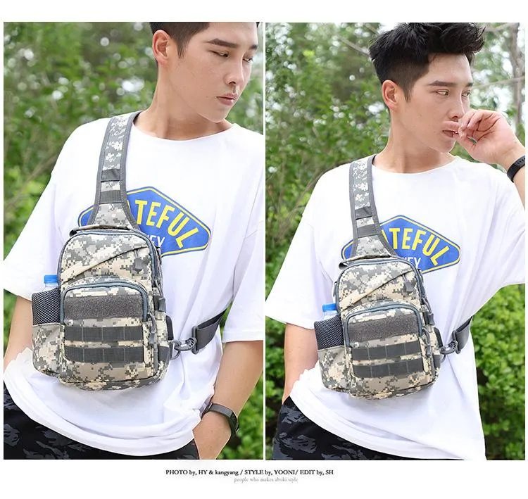 Men's Messenger bag sports camouflage shoulder bag