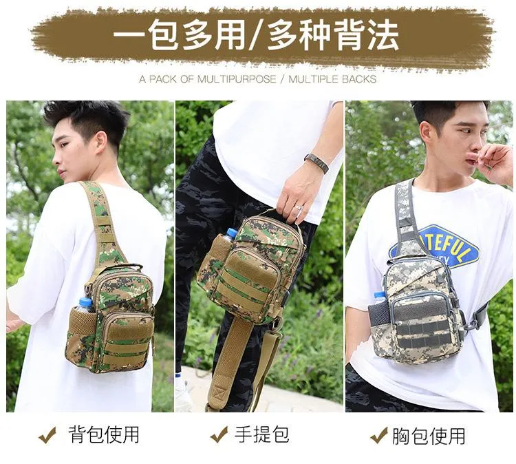 Men's Messenger bag sports camouflage shoulder bag