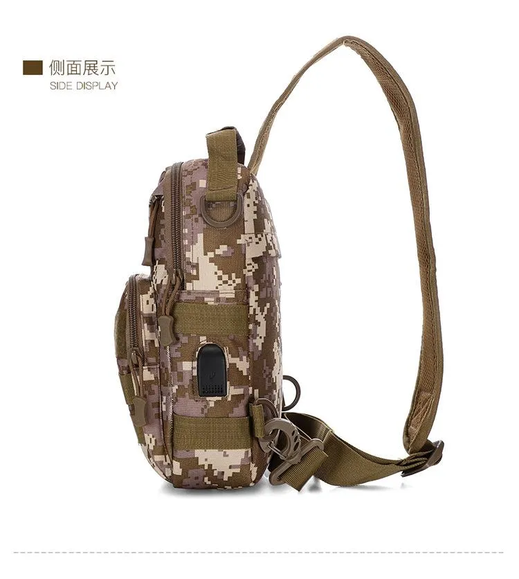 Men's Messenger bag sports camouflage shoulder bag