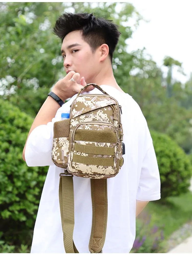 Men's Messenger bag sports camouflage shoulder bag